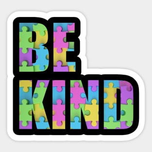 Be Kind - Autism Awareness Sticker